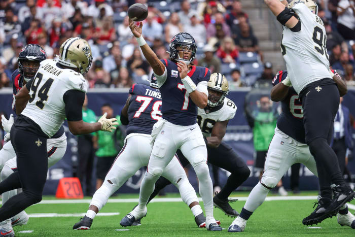 Houston Texans rookie quarterback C.J. Stroud